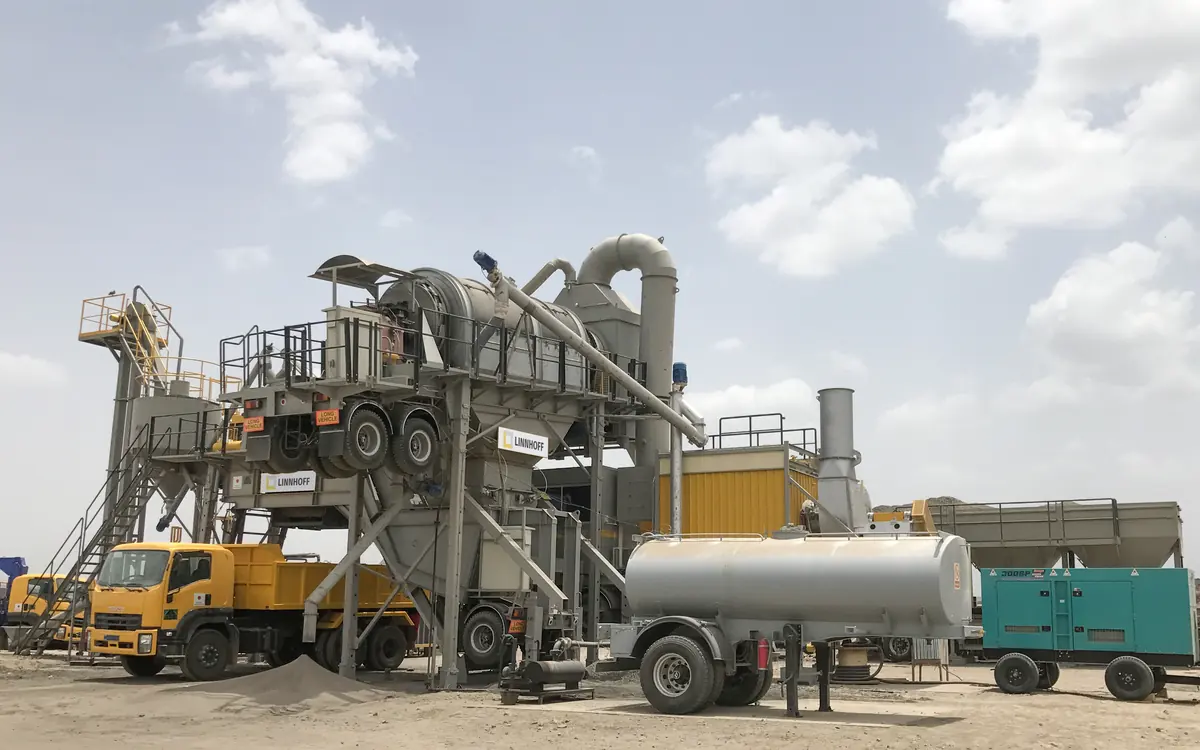 Centrale d’enrobage mobile à Djibouti